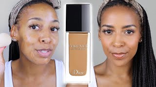 DIOR FOREVER SKIN GLOW FOUNDATION  24 HOUR WEAR [upl. by Groot]