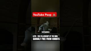 YTP LOTR Fellowship of the Ring  GANDALF FREE FROM HOBBITS ytp memes youtubepoop [upl. by Milty]