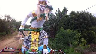 Festival Ogoh Ogoh Desa Tapilina STT Kerti Sentana  Mamuju Tengah  Hanoman 2017 HD [upl. by Rednazxela]