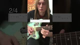 Lana Del Rey  Shades of Cool Guitar Solo Cover With Tabs [upl. by Cudlip473]