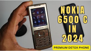 Nokia 6500c in 2024  Sleek and Premium Feature Phone  featurephone digitaldetox dumbphone [upl. by Nizam]