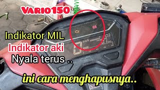 Cara mengatasi indikator aki menyala  vario150 [upl. by Joelle]