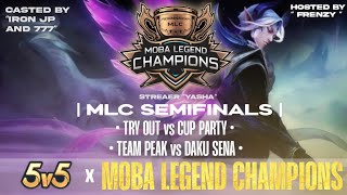 Moba Legend Champions MLC Moba Legends 5v5 LIVE TOURNAMENT [upl. by Nettirb]