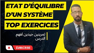 2BAC EXERCICES état déquilibre dun système chimique série 1 exercices corrigées [upl. by Mccullough]