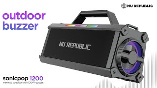 Nu Republic®  sonicpop1200  the ultimate party beast [upl. by Eskill]