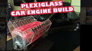 See through engine build FULL SIZE V8  part 2 [upl. by Anabahs]