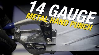 14 Gauge Metal Hand Punch  Create PERFECT HOLES for Spot Welds or Rivets  Eastwood [upl. by Savior]