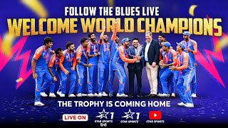 From dream to reality The World Champions return home after winning ICC Mens T20 World Cup 2024 [upl. by Sldney]