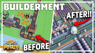 NEW HUGE Factory Builder  Builderment  Automation Factory Base Builder [upl. by Maximilianus]