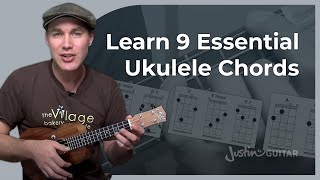 Ukulele Chords For Beginners  A D E amp Variations [upl. by Monroe]