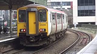 Cardiff Central train station train going to Aberdare and Bridgend [upl. by Suolkcin910]