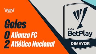 Alianza FC vs Nacional goles  Liga BetPlay Dimayor 2024 2  Fecha 1 [upl. by Ydroj]