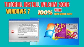 Cara Install WILCOM 2006 WINDOWS 7 [upl. by Mages614]