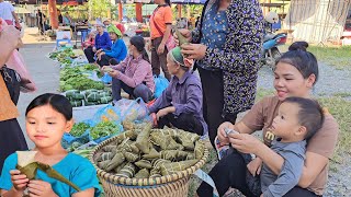 How to wrap traditional Chung cake to make it delicious chewy and rich  Hà Tòn Chài [upl. by Enomrej]