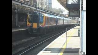 RARE High Capacity Class 4505 450554 Desiro at Basingstoke Railway Station 1342012 [upl. by Jabez799]