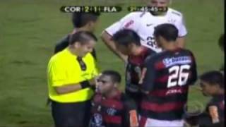 Flamengo elimina Corinthians Libertadores 2010 Narração Engraçada [upl. by Ihcekn]