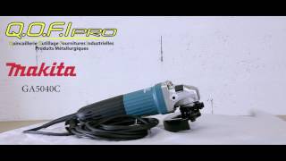 Meuleuse Ø125 mm 1400W GA5040C Makita [upl. by Llenrub]