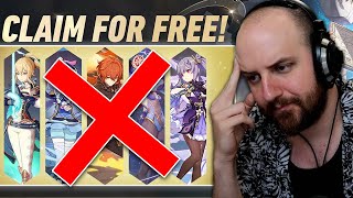 WHY GENSHIN IMPACT DID NOT GET A FREE 5 STAR  Tectone Reacts [upl. by Selbbep772]