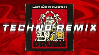 DRUMS  James Hype TECHNO REMIX [upl. by Ninnahc]