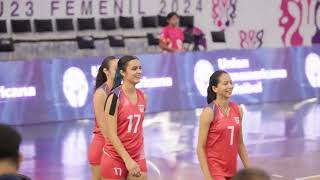 u23 Dominican Republic vs Costa Rica no audio  u23 NORCECA Womens Pan American Cup 2024 [upl. by Leksehc]