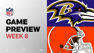 Baltimore Ravens vs Cleveland Browns  2024 Week 8 Game Preview [upl. by Rois]