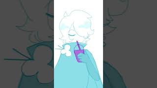 sherbet cookie tries the new grimace shake11 😋😋😝 sherbetcookie cookierun animation [upl. by Emalia]