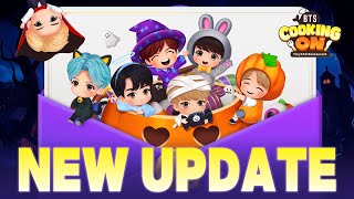 BTS Cooking On TinyTAN Restaurant New Update  Fall Season [upl. by Shiverick]