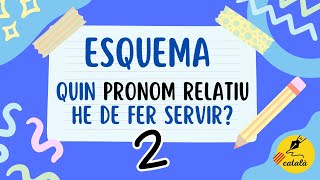 🎁 ESQUEMA de PRONOMS RELATIUS 2  Oracions de relatiu substantives [upl. by Michell445]