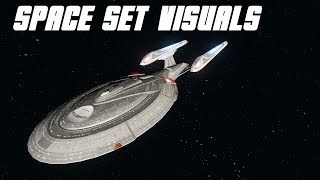 Star Trek Online  All Space Set Visuals [upl. by Avahc393]