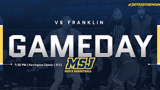 MSJ Mens Basketball vs Franklin College [upl. by Letsirhc]