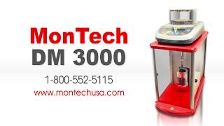 MonTech DM 3000 Rubber Densimeter  Specific Gravity Tester for Cured Compounds [upl. by Anilam]