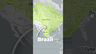 The REAL Sizes of Countries on Maps shorts trending viralvideo maps [upl. by Aspia]