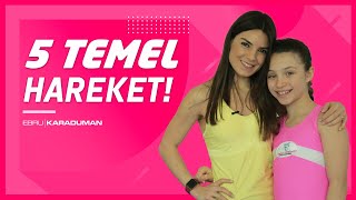 Cimnastikte 5 Temel Hareket   Öne  Geri Takla Amut Köprü ve Çember [upl. by Anaiv]