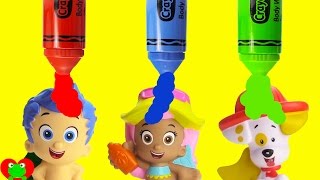 LEARN Colors Bubble Guppies Magical Surprises Bath Time Fun [upl. by Daisie]