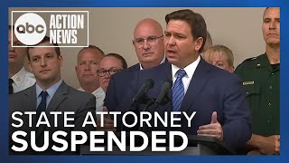 Gov DeSantis reasoning for suspending State Attorney Andrew Warren [upl. by Elem]