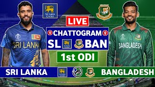 Bangladesh vs Sri Lanka 1st ODI Live Scores  BAN vs SL 1st ODI Live Scores amp Commentary [upl. by Graf868]