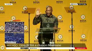 2024 Elections  Give BOSA a chance change is in the air Maimane [upl. by Ilatfan675]