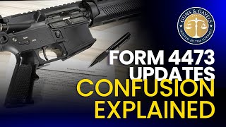 ATF Form 4473 Confusion [upl. by Leuas943]