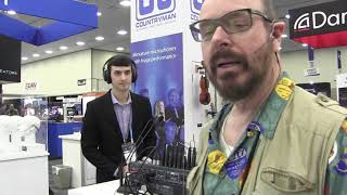 NAMM Show Mic Style Comparison Omni vs UniDirectional Countryman E6 earworns in NAMM20 Anaheim [upl. by Hsakiv]