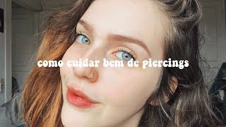 PIERCING NO NARIZ  Como não deixar inflamar [upl. by Harrell230]