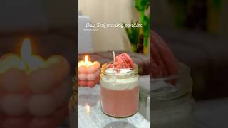 Milk macaron sweet candle🩵 soycandles candle shorts youtubeshorts [upl. by Friederike]