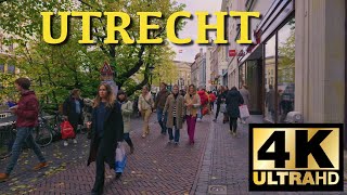 Utrecht 🇳🇱 City centre and Hoog Catharijne Mall  October 2023  4K [upl. by Rickart]