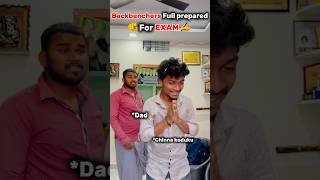 Backbenchers preparations😂 youtubeshortsshortsexamsslipscheatingsubscriberajbrother20funny [upl. by Concettina]