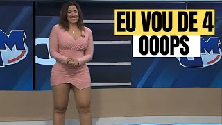 JORNALISTA EXAGERA MUITO E FALA PALAVRÃO AO VIVO 5 [upl. by Maxa]