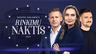 LAIKYKITĖS TEN 8 SEZONO UŽDARYMAS ir Europos Parlamento rinkimai 2024  Rinkimų naktis su Laisvės TV [upl. by Drofiar474]