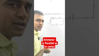 Ammeter in circuit  parallel or series ammeter circuit current electricity [upl. by Laehcor5]