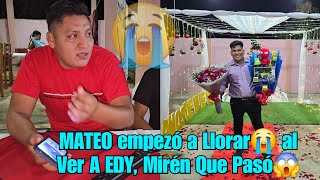 MATEO empezó a Llorar😭 en Plena Fiesta de EDY y DAYSI🥰 no Vas a Creer Que Le Pasó💔😭😭 [upl. by Hembree]