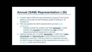 GSAs Implementation of Section 889 of the FY 2019 National Defense Authorization Act NDAA [upl. by Aborn681]