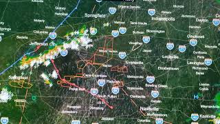 52624 Huge Amounts of Tornado Warnings Missouri Illinois Kentucky [upl. by Sliwa]