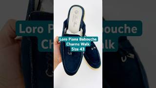 Loro Piana Babouche Charms Walk Slipon Shoes Size 43  FAI1543 loropiana prelovedtreasures [upl. by Maximo158]